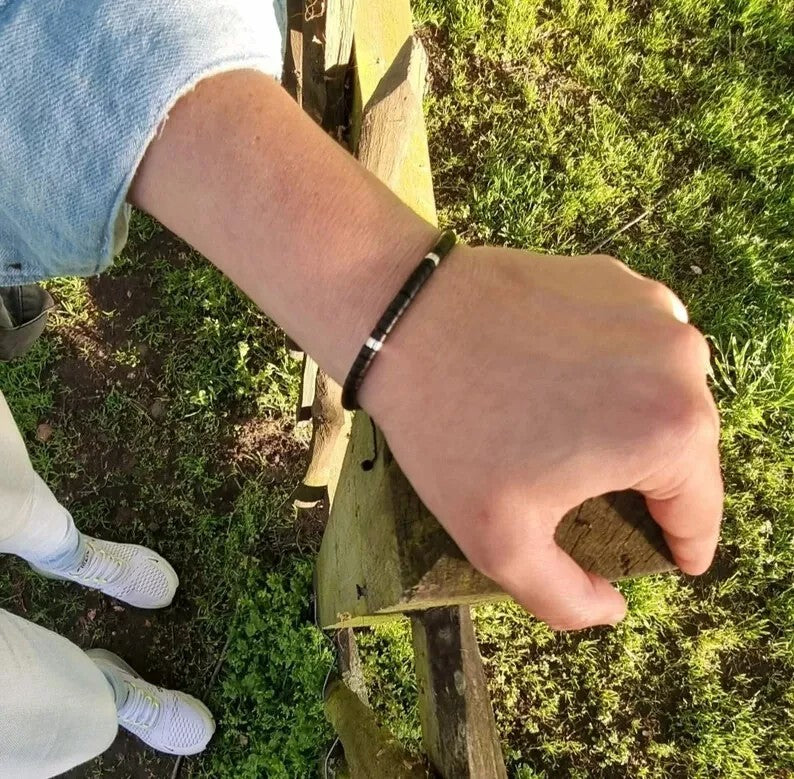 Hematite Braided Bracelet (For Strength, Stability, & Energetic)