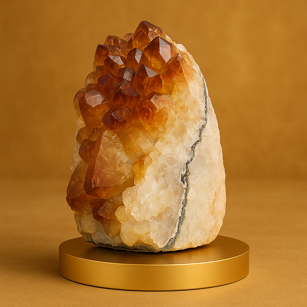 Limited Edition Brazilian Citrine Geode (AAA Quality)
