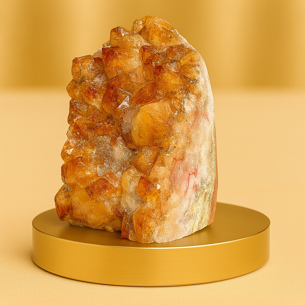 Limited Edition Brazilian Citrine Geode (AAA Quality)