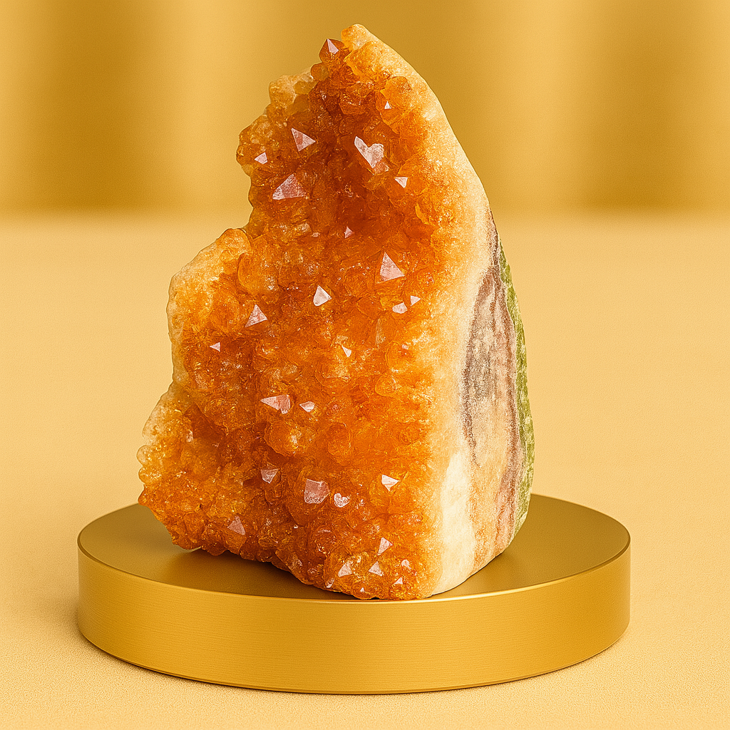 Limited Edition Brazilian Citrine Geode (AAA Quality)