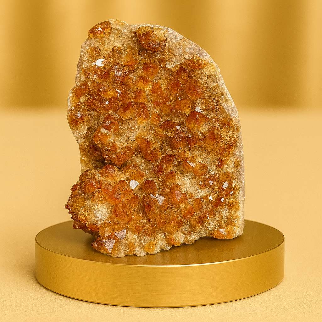 Limited Edition Brazilian Citrine Geode (AAA Quality)