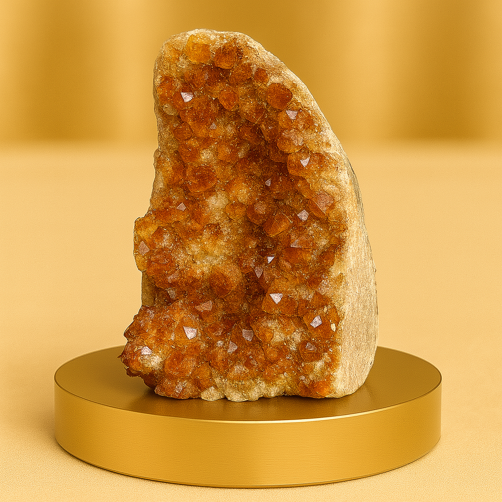 Limited Edition Brazilian Citrine Geode (AAA Quality)
