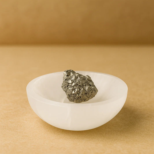 The Prosperity Cleanse Duo (AAA Pyrite + Selenite)