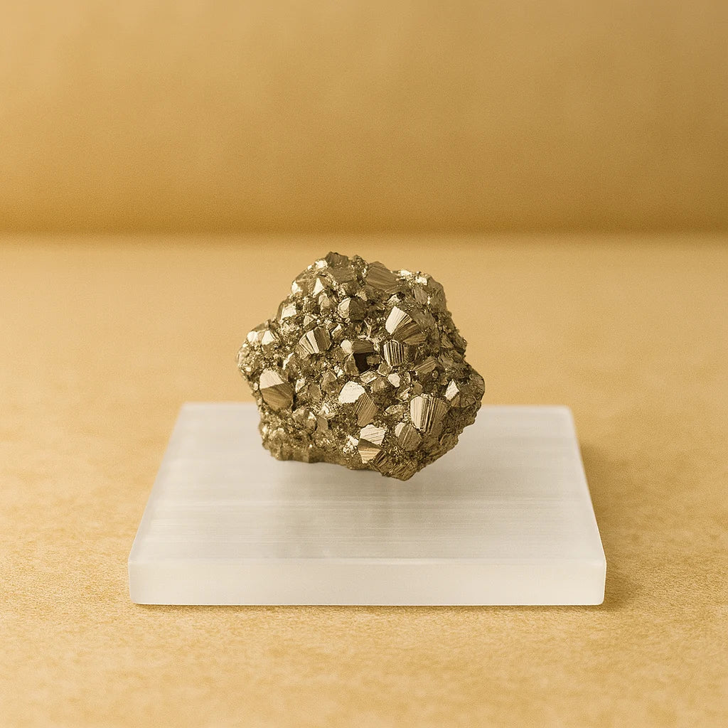 The Prosperity Cleanse Duo (AAA Pyrite + Selenite)