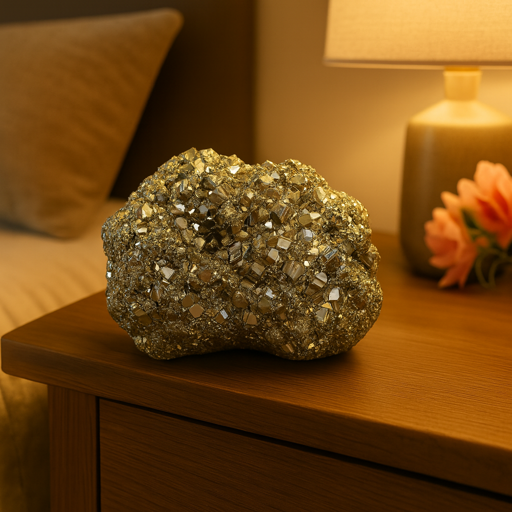 Money Magnet Peru Pyrite Cluster (AAA Quality)
