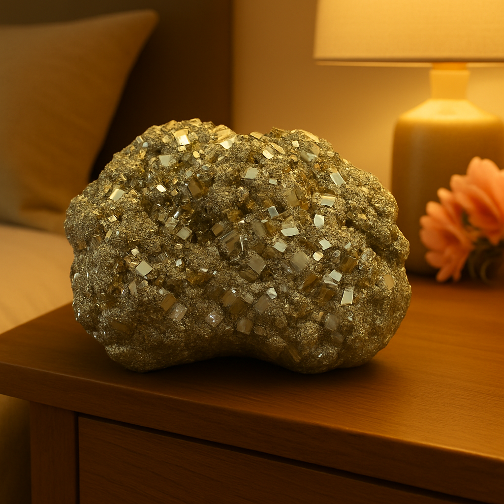 Money Magnet Peru Pyrite Cluster (AAA Quality)
