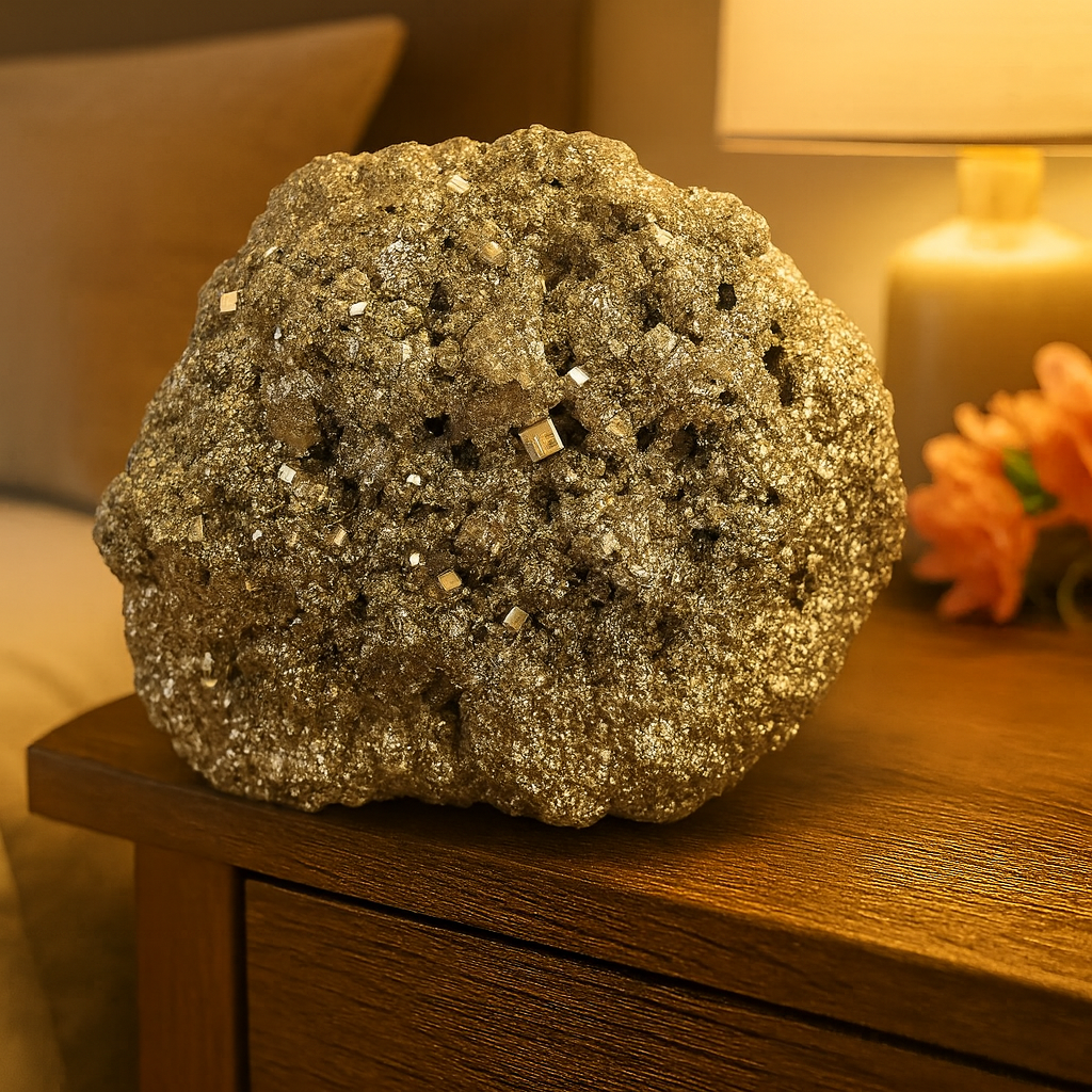 Money Magnet Peru Pyrite Cluster (AAA Quality)