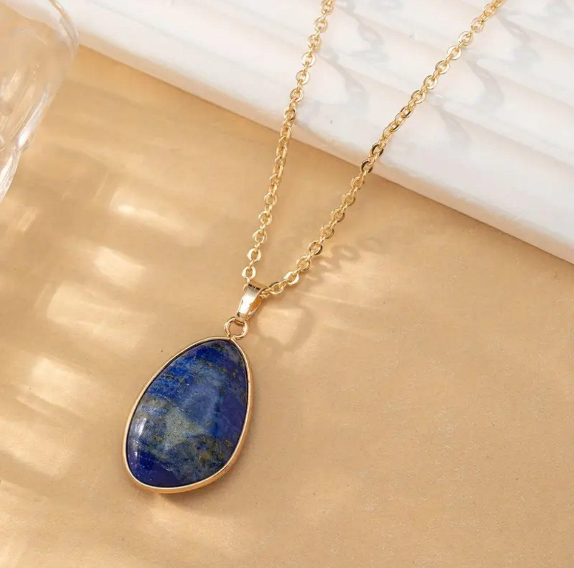 Lapis Lazuli Pendant for Wisdom & Communication