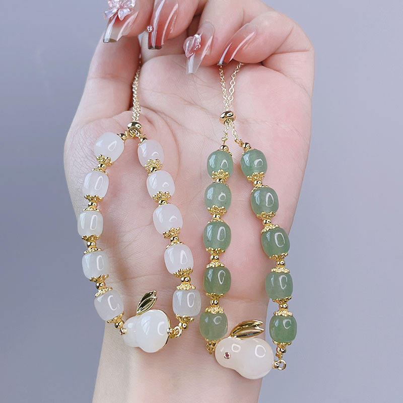 Green Aventurine and Jade Bracelet for Abundance & Balance