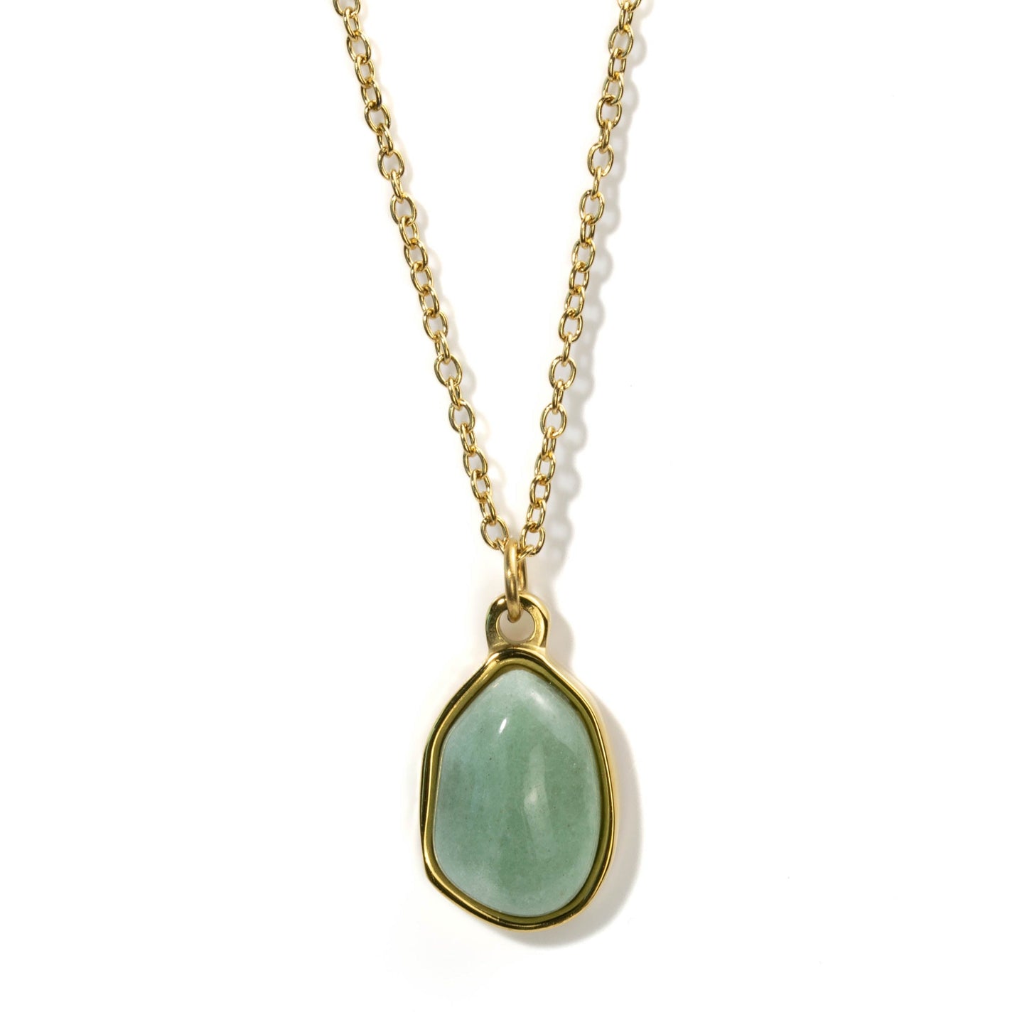 Green Jade Pendant Necklace for Luck & Prosperity