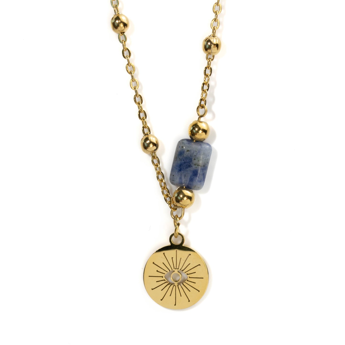Lapis Lazuli Evil Eye Necklace