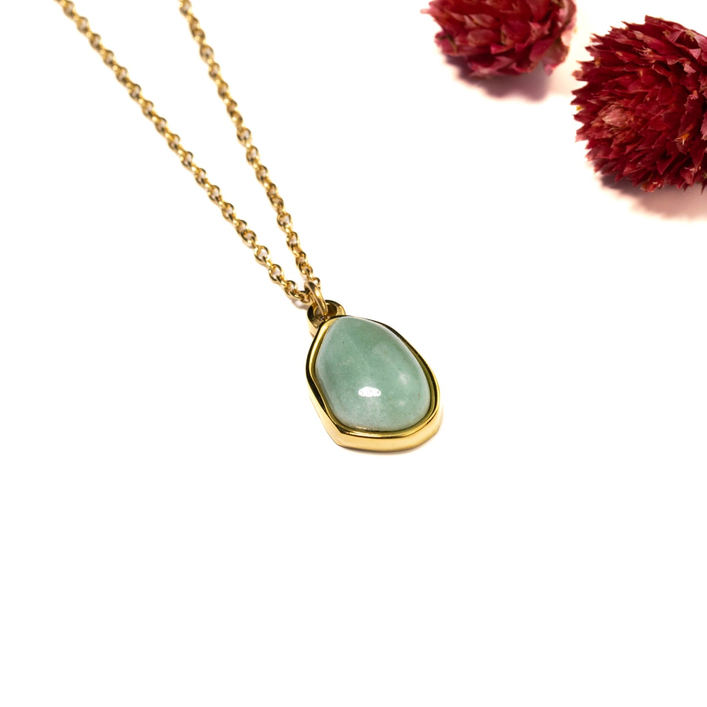 Green Jade Pendant Necklace for Luck & Prosperity