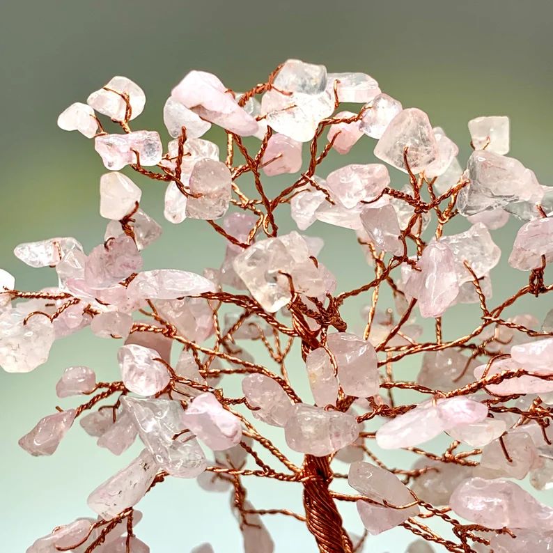 Rose Quartz Crystal Tree ( Feng Shui tree)