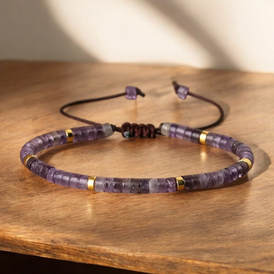 Amethyst Braided Bracelet (Balances mind & Body)