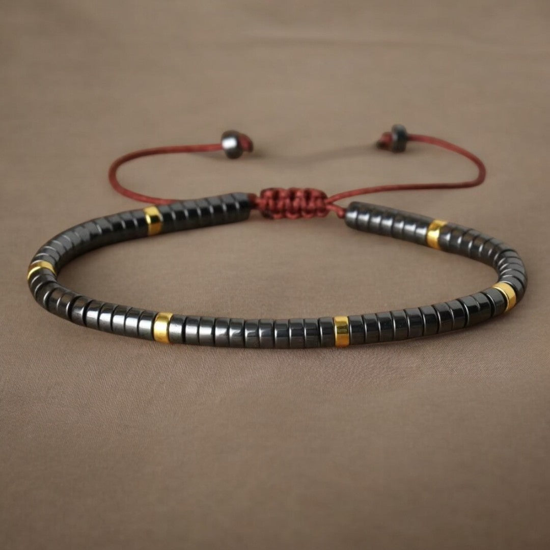 Hematite Braided Bracelet (For Strength, Stability, & Energetic)