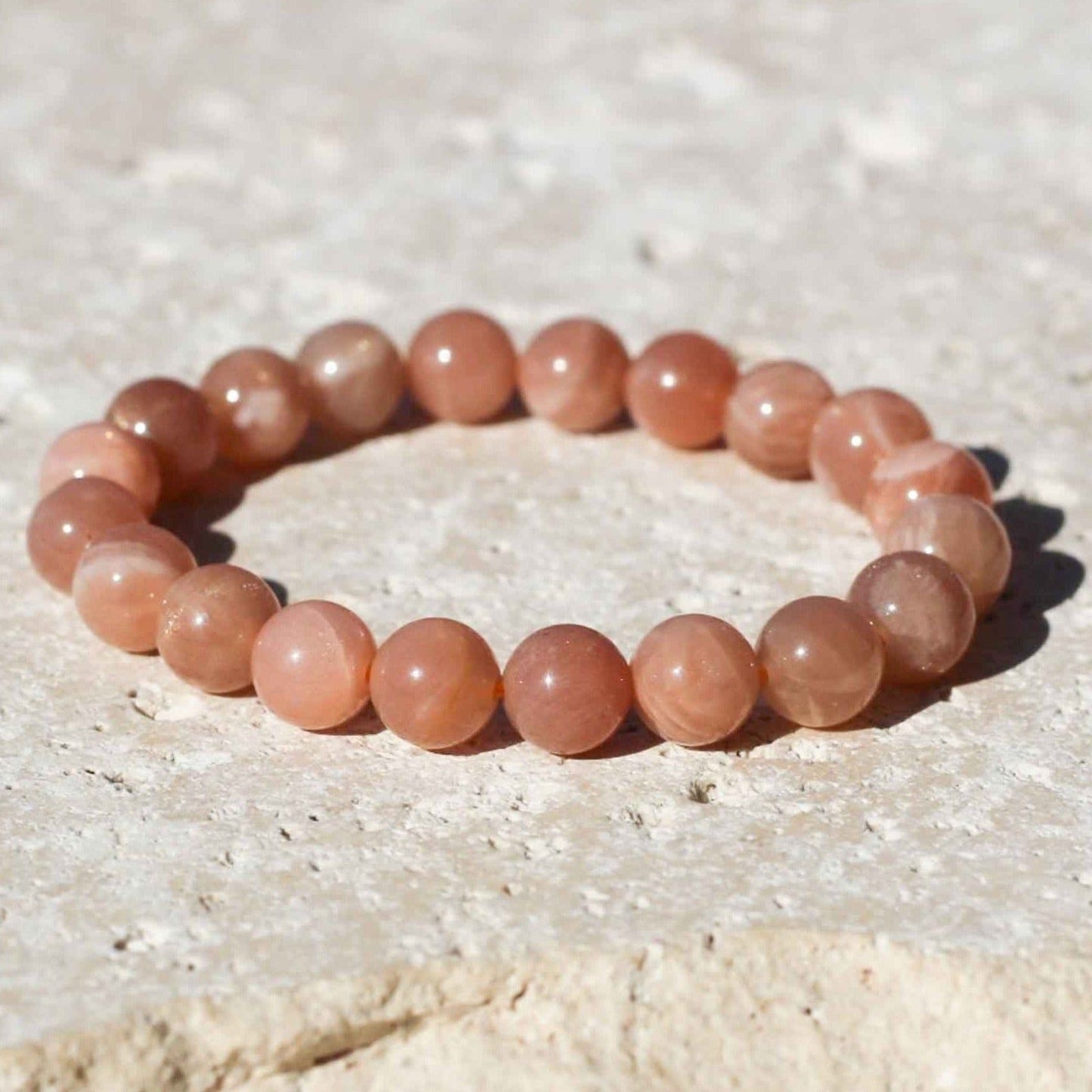 Natural Sunstone AAA Bracelet 8MM With Certificate