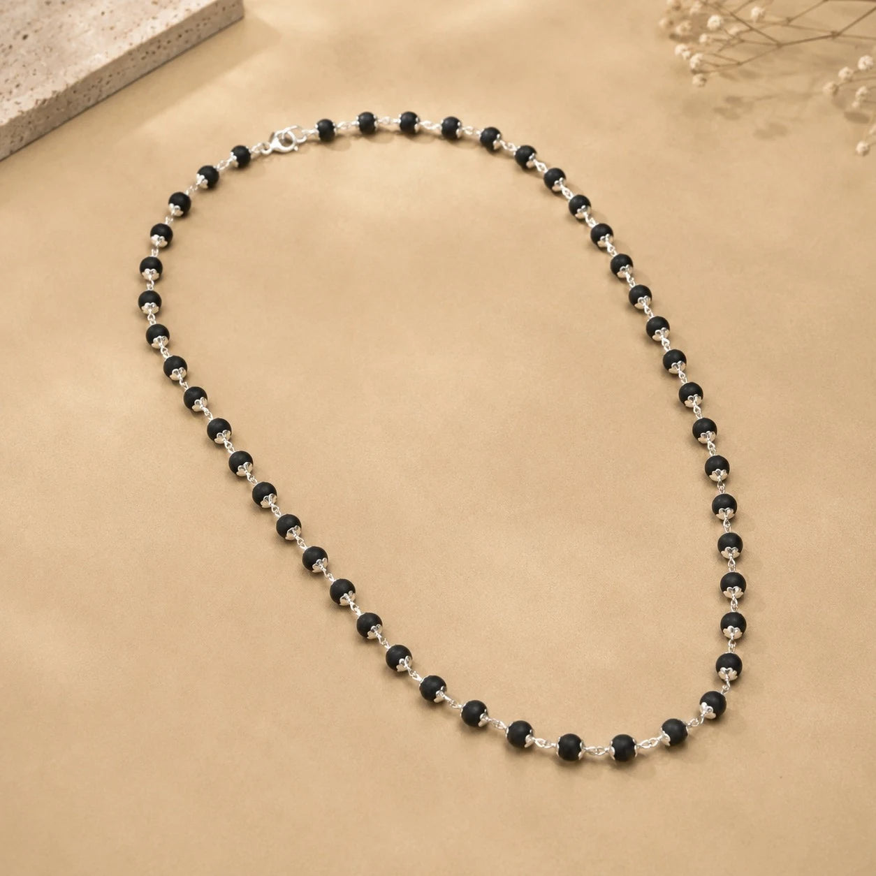 Karungali Mala in Silver – Tradition with a Refined Finish
