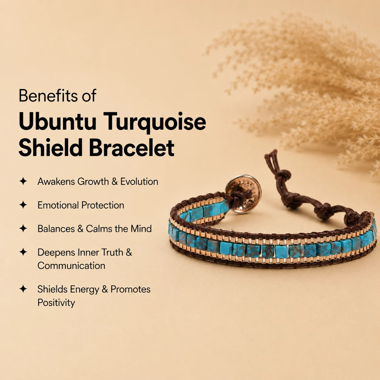 Turquoise Shield Bracelet