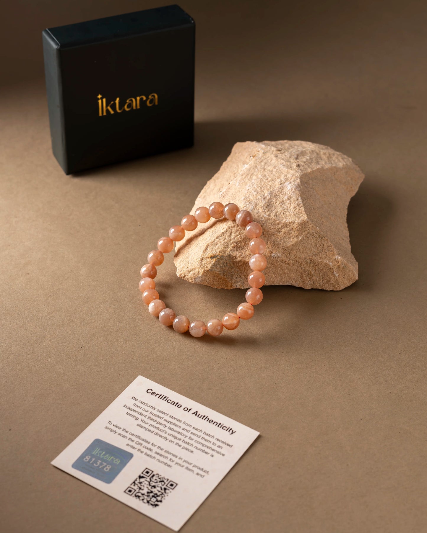 Natural Sunstone AAA Bracelet 8MM With Certificate