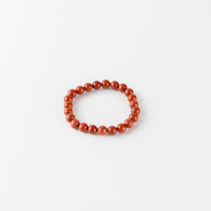 Natural Red Carnelian Bracelet 8mm With Certificate