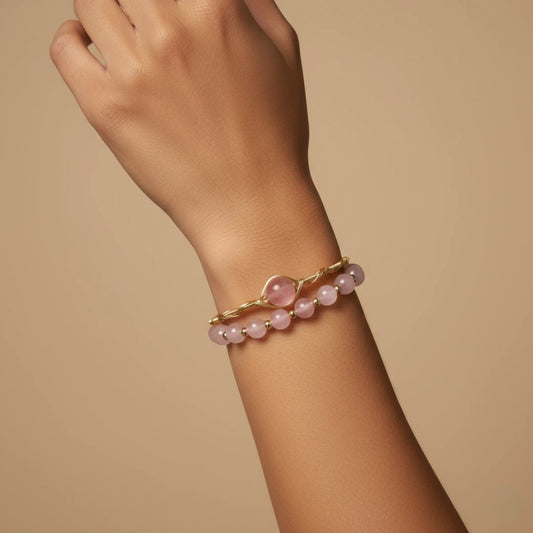 Rose Quartz Bangle