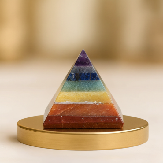 7 Chakra Crystal Pyramid – Complete Energy Balance & Alignment Power
