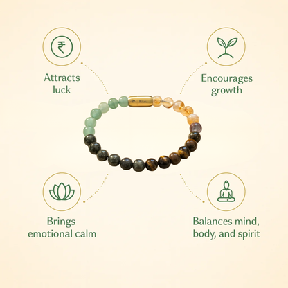 Money Magnet 8MM Bracelet with Maglink