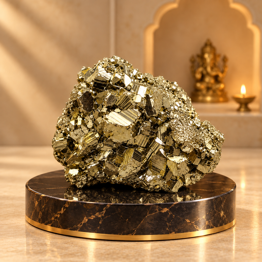 Money Magnet Peru Pyrite Cluster (AAA Quality)