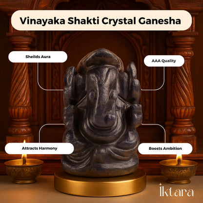 Vinayak Shakti – Blue Aventurine Ganesha (AAA Quality)