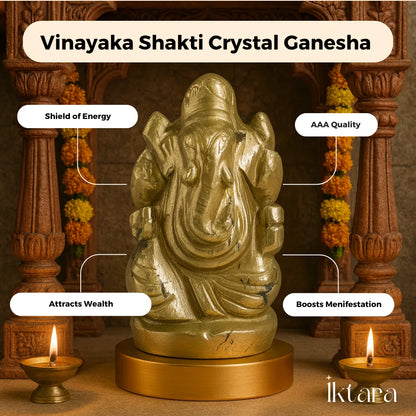 Vinayak Shakti – Pyrite Ganesha (AAA Quality)