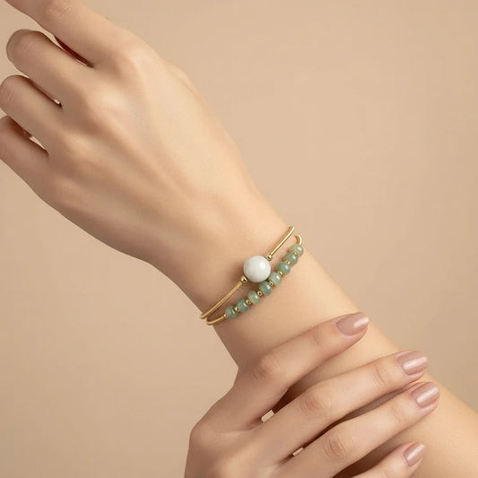 Green Jade Bangle