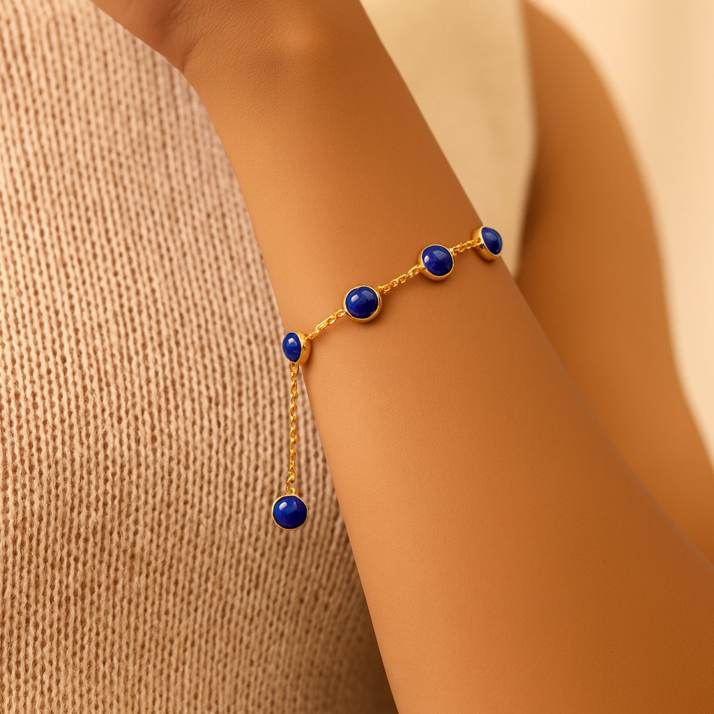 Truth Seeker Lapis Lazuli Chain Bracelet