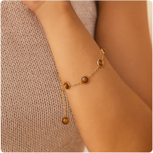 Guardian Stone Tiger Eye Chain Bracelet