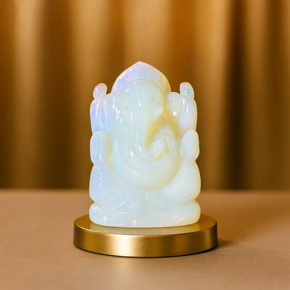 Vinayak Shakti – Blue Aventurine Ganesha (AAA Quality)