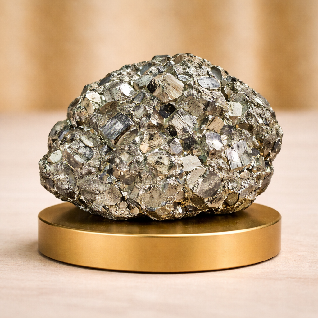 Limited Edition Peru Pyrite Raw Stone