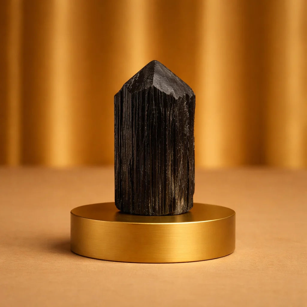 Natural Black Tourmaline Form