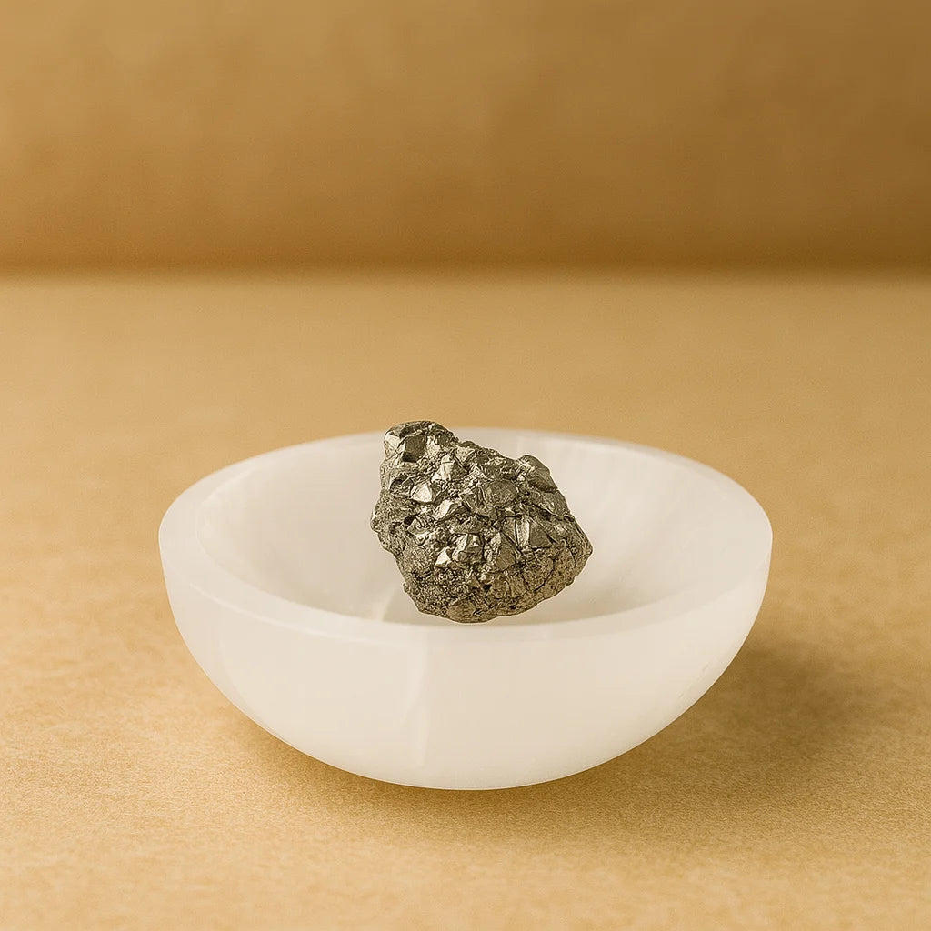 The Prosperity Cleanse Duo (AAA Pyrite + Selenite)