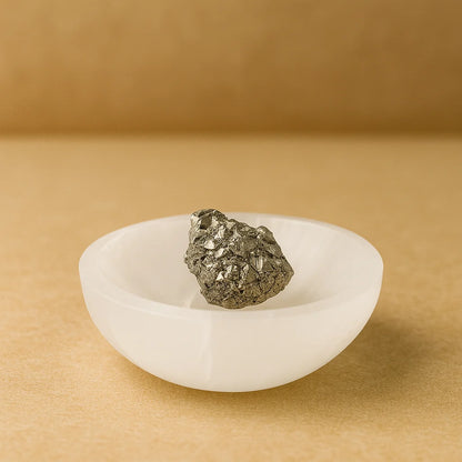 The Prosperity Cleanse Duo (AAA Pyrite + Selenite)