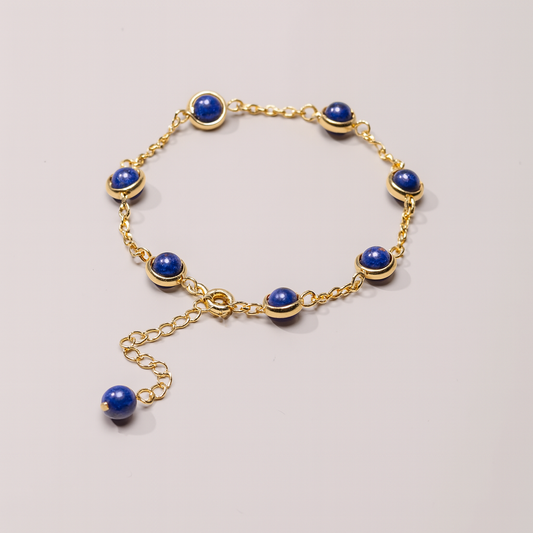 Truth Seeker Lapis Lazuli Chain Bracelet