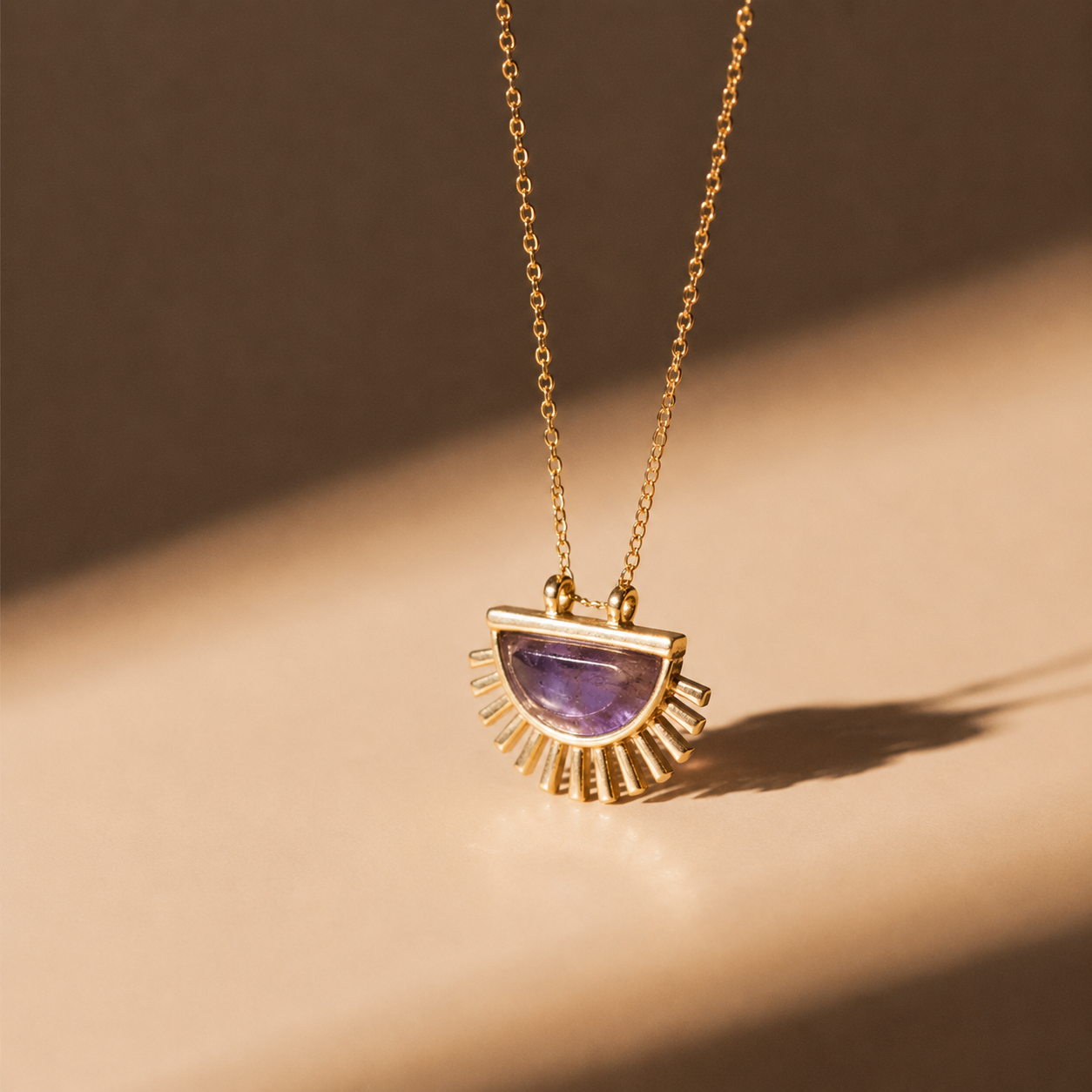 Purple Dawn Amethyst Necklace