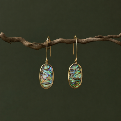 Pearl Tide Abalone Shell Earrings
