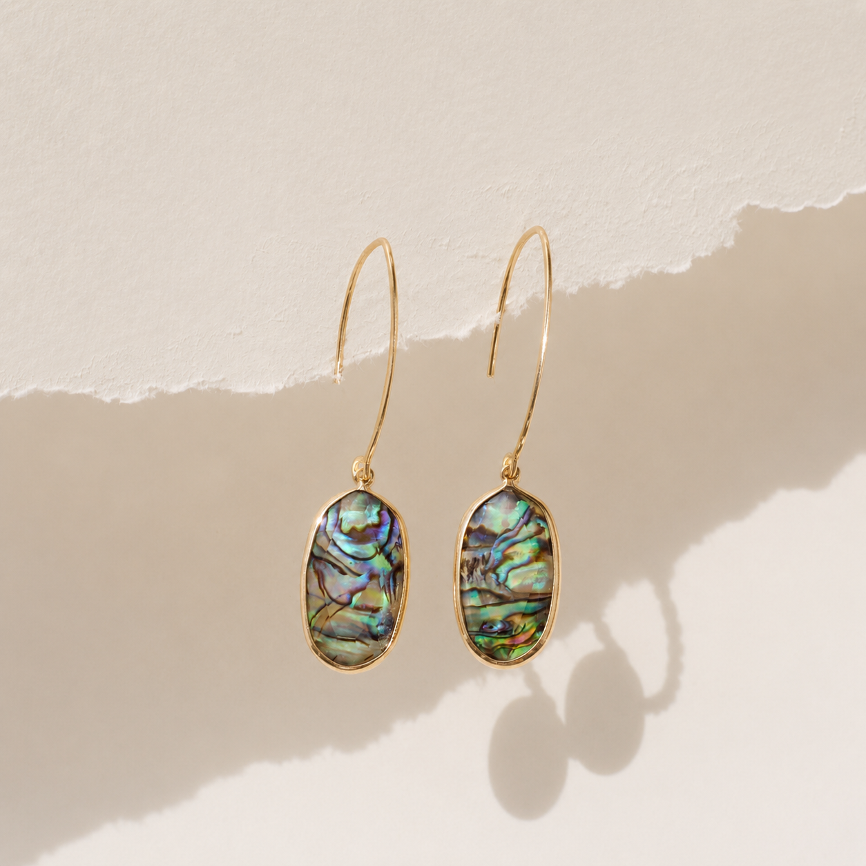 Pearl Tide Abalone Shell Earrings