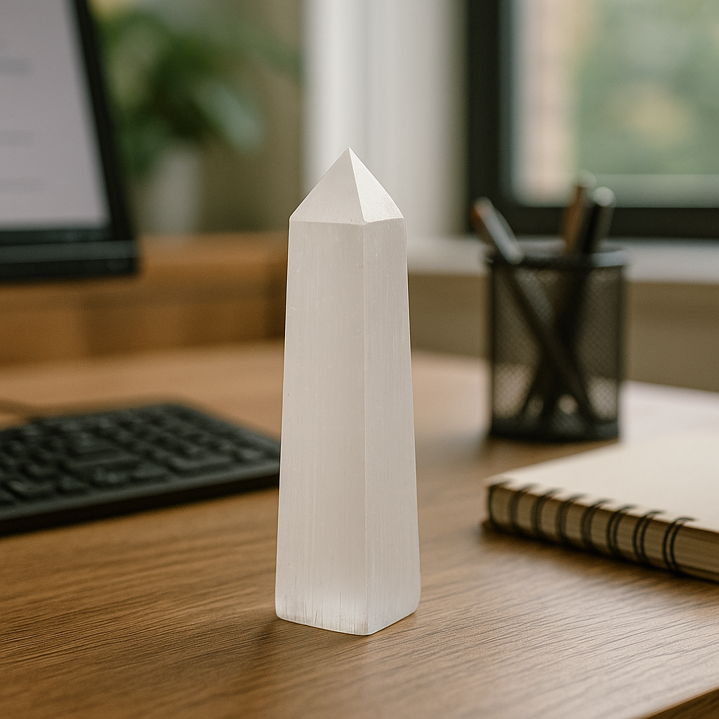 Crystal Radiance Selenite Tower (AAA Grade)