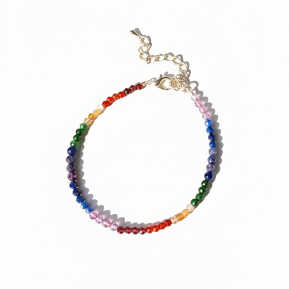 Seven Chakra Crystal Anklet – Full Body Alignment, Energy Flow & Spiritual Balance