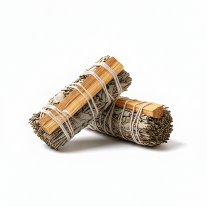 Palo Santo with Sage Smudge Stick (For a Calming Home Atmosphere)