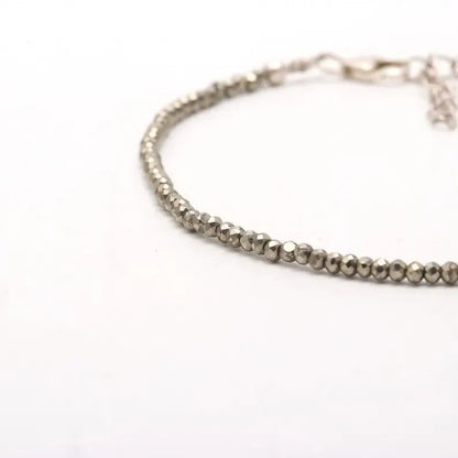 Prosperity Pyrite Anklet – For wealth, protection & radiant confidence