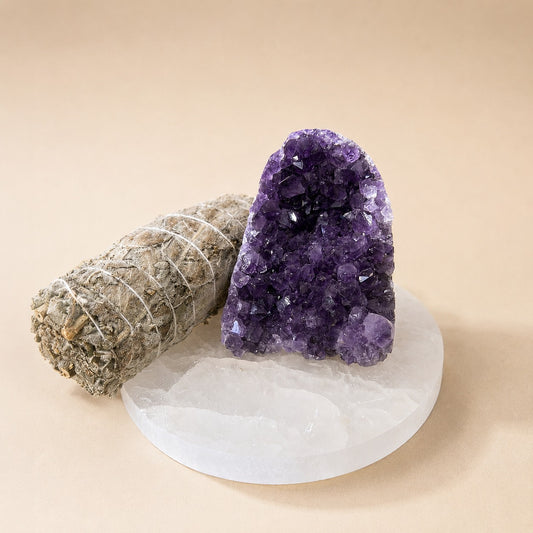 Amethyst Ritual Cleanse Kit (400-500gm)(AAA Quality)
