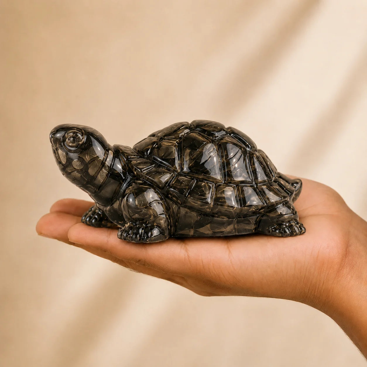Swarna Shakti Pyrite Tortoise – Natural Pyrite Kachua for Abundance & Stability