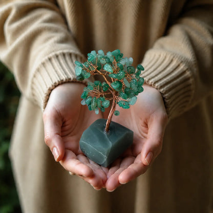 Green Aventurine Wealth Tree