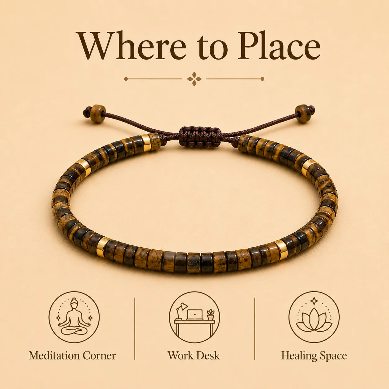 Tiger Eye Braided Bracelet